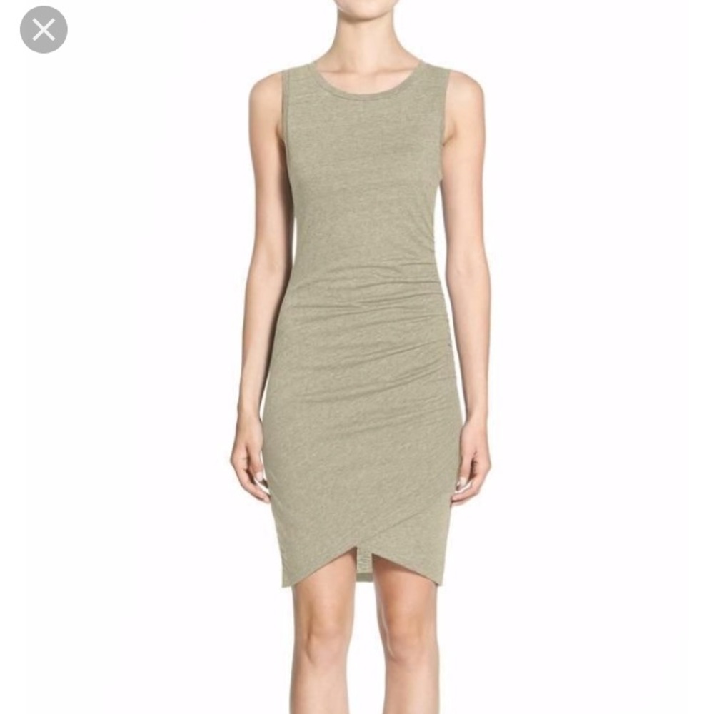 Leith Ruched Dress Medium